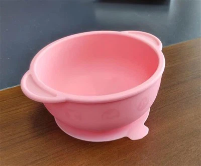 Ti bebe Silisyòm Sunction Bowl